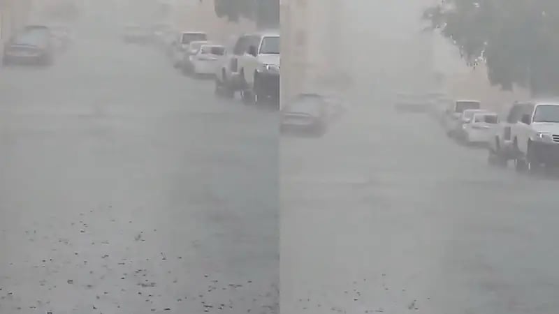 أمطار الخير والبركة تغمر طرقات الطائف.. فيديو