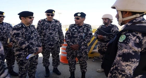قائد قوات أمن المنشآت يتفقد المواقع بشمال المملكة