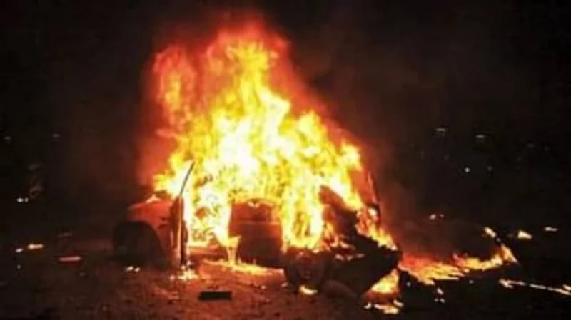 انفجار صاروخ باليستي في ورشة صواريخ حوثية