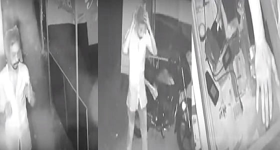 بالفيديو.. " أغرب وسيلة للتخفي " يستخدمها لص لسرقة متجر هواتف محمولة