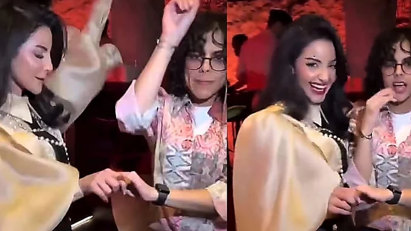 لمى الكناني وطرفة الشريف ترقصان بعفوية وتخطفان الأنظار بانسجامهما.. فيديو