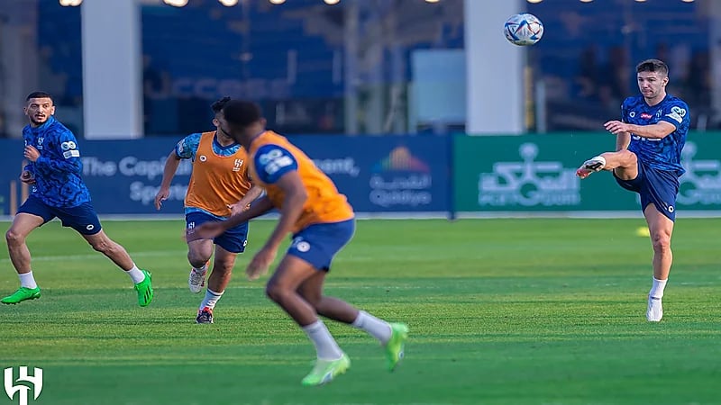 الهلال يواصل استعداداته لمواجهة الاتفاق