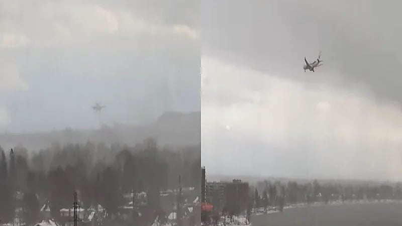 بالفيديو.. طائرة جزائرية تفشل في الهبوط بسبب الأجواء