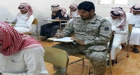"  تعليم صبيا " يستقبل  520 جندياً لأداء اختبارات الفصل الدراسي الأول