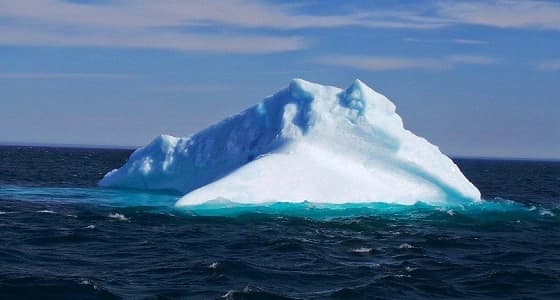 تجمد مياه المحيط الأطلسى قبالة السواحل الأمريكية