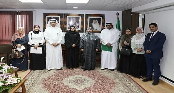 الملاحق والمستشارين الثقافين بدول الخليج في زيارة الملحقية الثقافية السعودية بالقاهرة