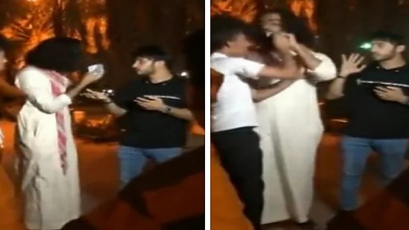 شاهد.. ظهور شبيه رشاش في أحد الشوارع يثير موجة من الجدل