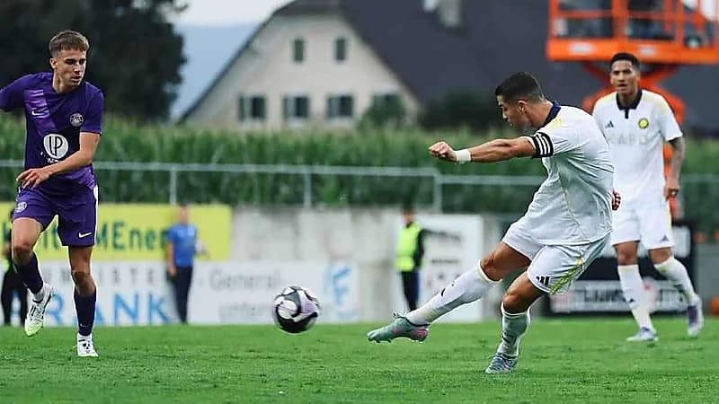 رونالدو يفتح أبواب منتخب البرتغال أمام النصر.. فيديو