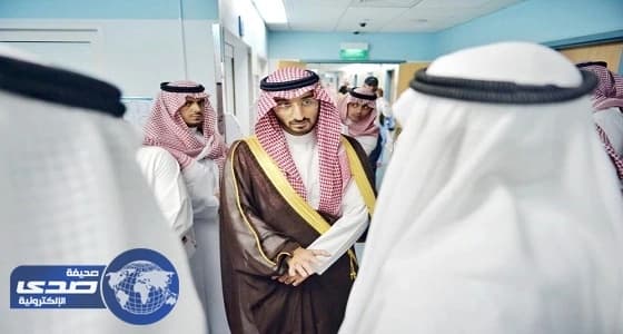 نائب أمير مكة يطمئن على حالة " شاعر السلام الوطني " الصحية