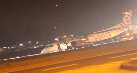 إعادة فتح مطار أوكيتشه الدولى فى وارسو بعد هبوط طائرة اضطراريا