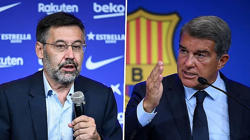 تورط رئيس برشلونة السابق في تشكيل حملات إلكترونية ضد أساطير النادي