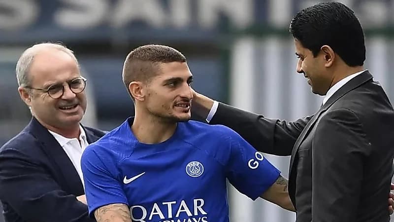 باريس سان جيرمان يرفض عرض الهلال لضم فيراتي