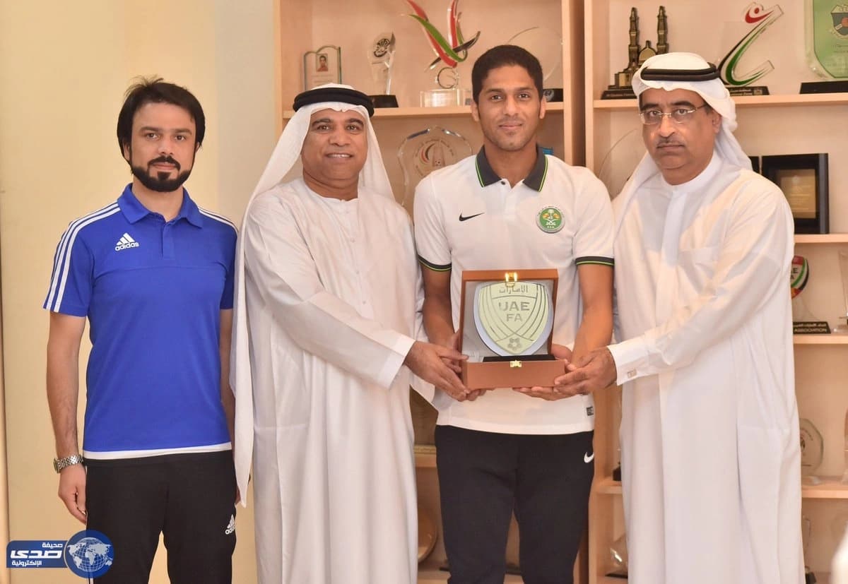 الاتحاد الإماراتي يكرم فهد المرداسي