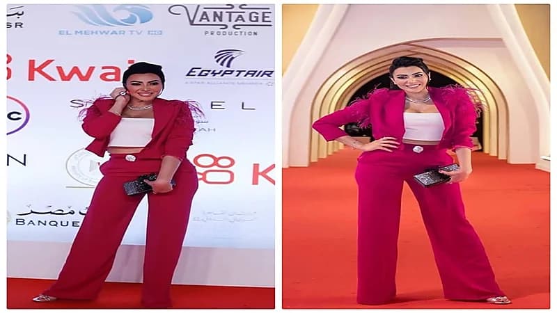 شاهد.. ميرهان حسين تفاجئ جمهورها بإطلالة أنيقة