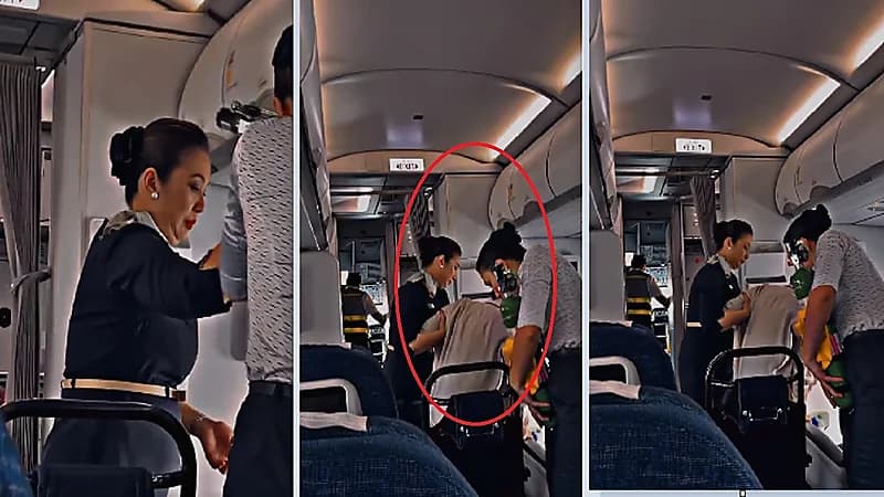 حالات إغماء في طائرة للخطوط الكويتية متجهة للدمام .. فيديو