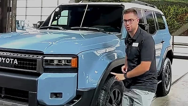 سيارات تويوتا برادو الجديدة 2023 .. فيديو