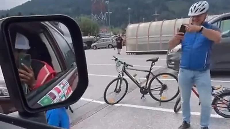 مواطنة توثق ردة فعل الألمان بعد رؤيتهم للوحة سيارة سعودية .. فيديو