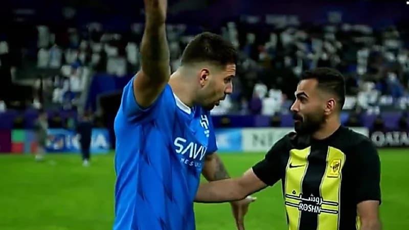 جدال بين العليان وميتروفيتش على ركلة جزاء .. فيديو