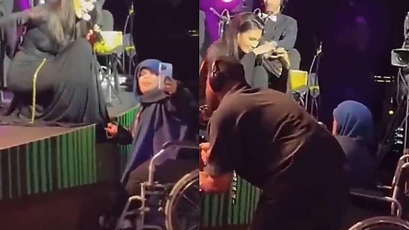  أميمة طالب تغني لمعجبة طلبت التقاط صورة معها في ملتقى صناع التأثير .. فيديو