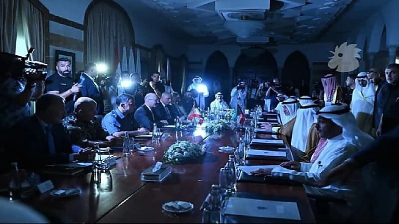 انقطاع الكهرباء يربك اجتماع وزيري داخلية لبنان والكويت .. فيديو