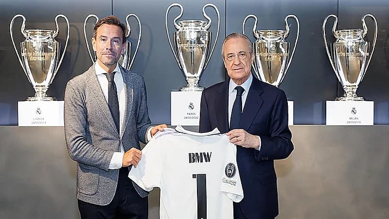 بالصور .. "BMW " تبدأ بتسليم السيارات الكهربائية لريال مدريد