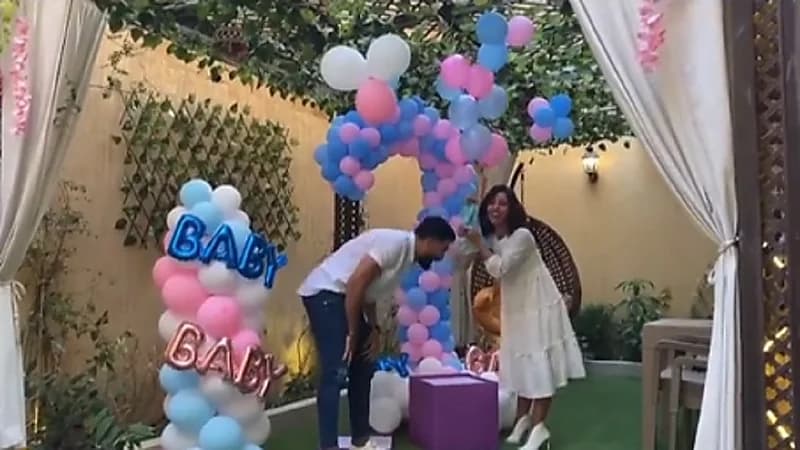 بالفيديو..رنا سماحة تحتفل بعودتها لزوجها وينتظران مولودهما الأول