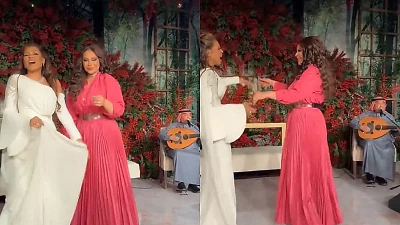 محمد عبده وأحلام ووعد في حفل أحد الزواجات .. فيديو